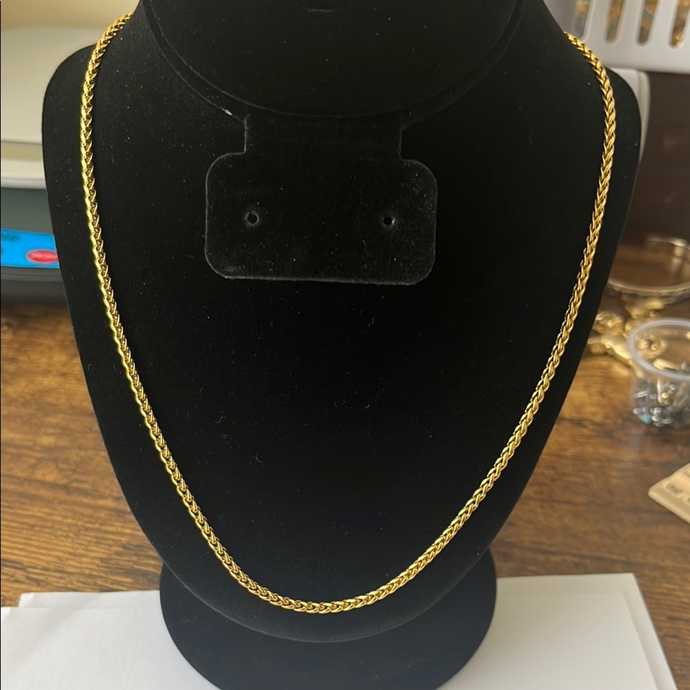 18K GP Gold Chain - 22 inch